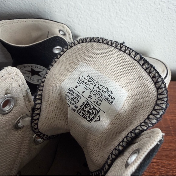 Converse AlI Star Women's Platform High-Top Sneakers, Size 8 - Picture 5 of 6